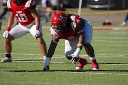 Photo of player on field